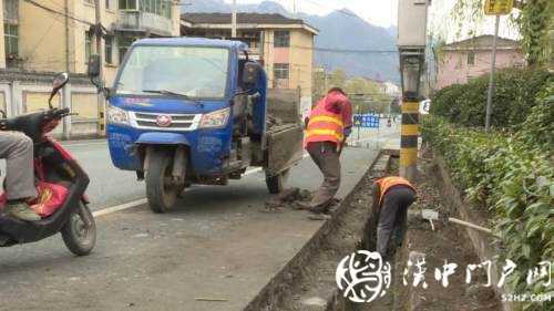 留坝投资800余万元改造城区基础设施